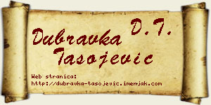 Dubravka Tasojević vizit kartica